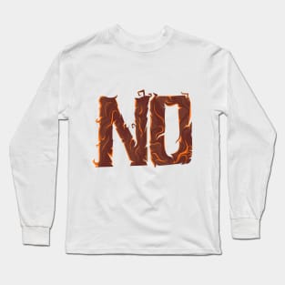 no means no Long Sleeve T-Shirt